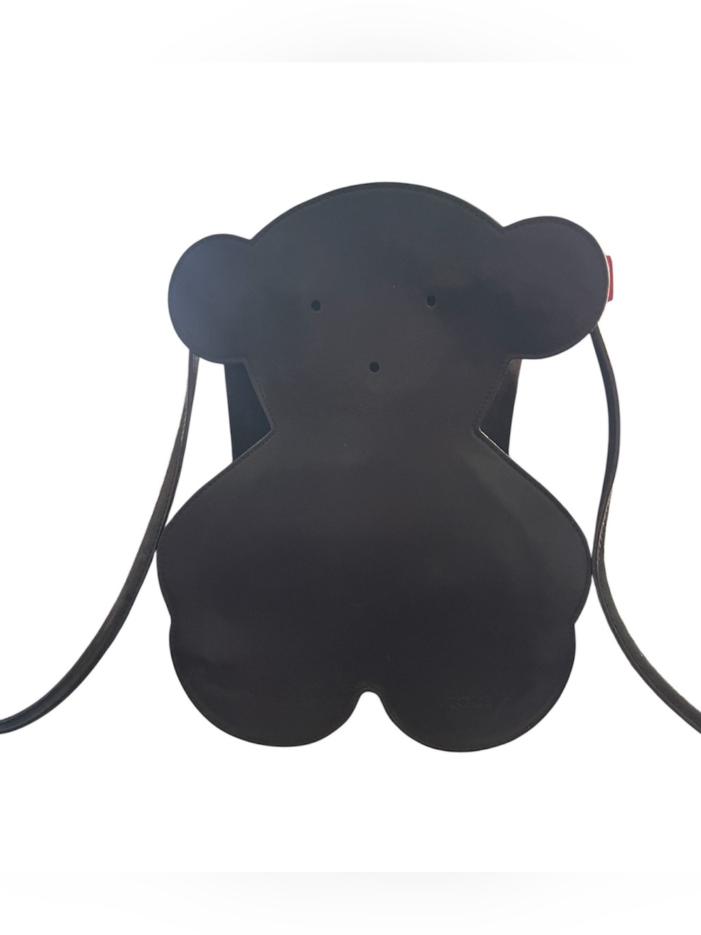 Tous Bear Shaped Women's Dark Brown Small Leather Backpack